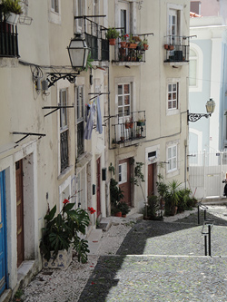 Oude binnenstad van Lissabon