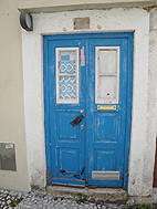 Oude deur Lissabon