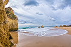 Winter aan het strand van de Algarve