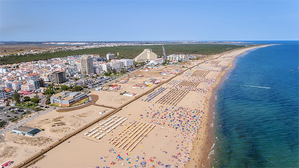 Strand van Monte Gordo, Algarve