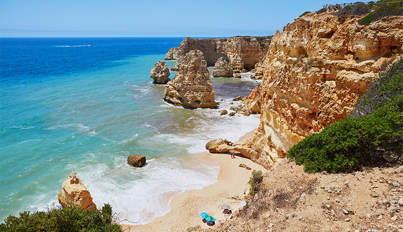 Praia da Rocha bij Portimão
