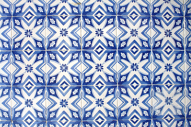 Azulejos met reliëf, Ribeira - Porto