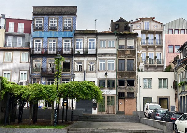 De wijk Bonfim in Porto