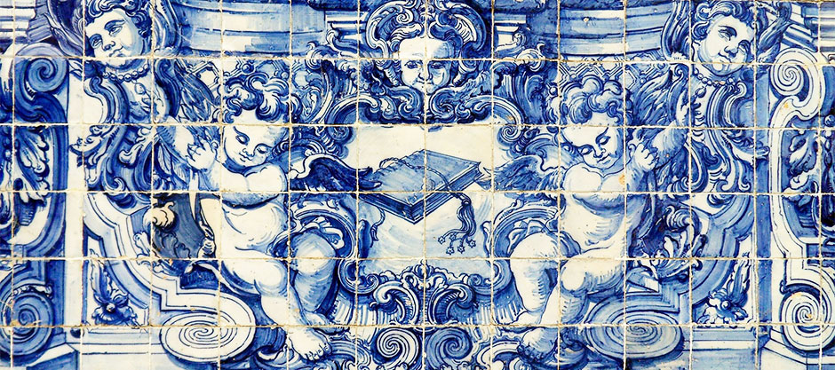 Azulejos in Porto, beschilderde tegels