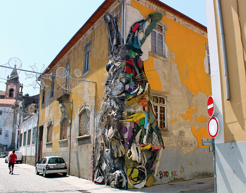 Kunstwerk van Bordalo II in Vila Nova de Gaia