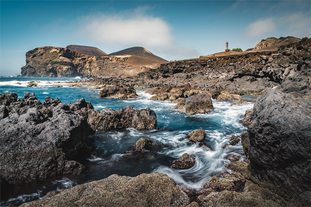 Maanlandschap bij Capelinhos, Faial