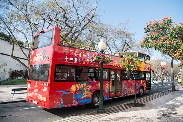 Hop-on hop-of bus Funchal