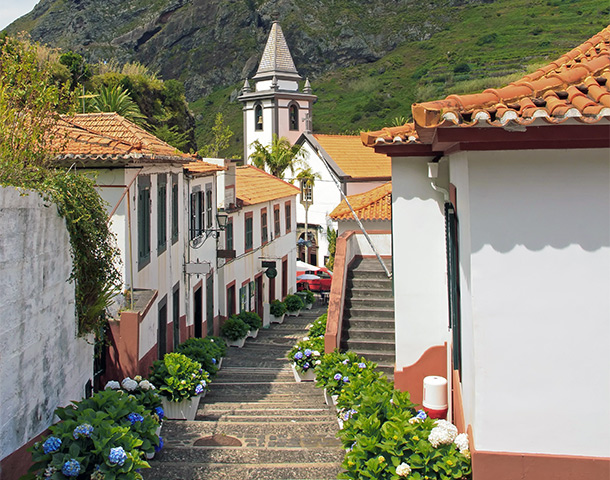 Het dorpje São Vicente