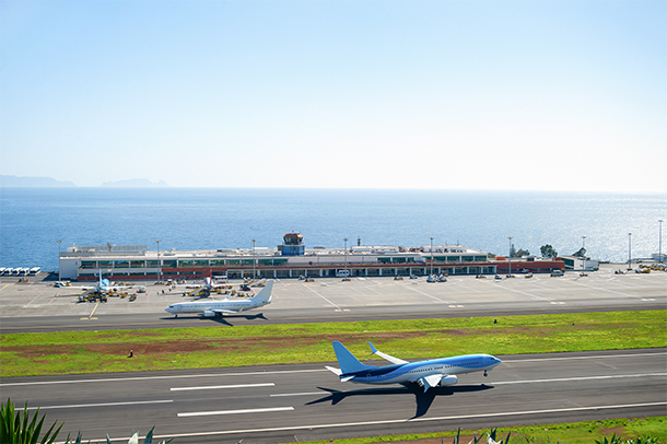 Vliegveld op Madeira