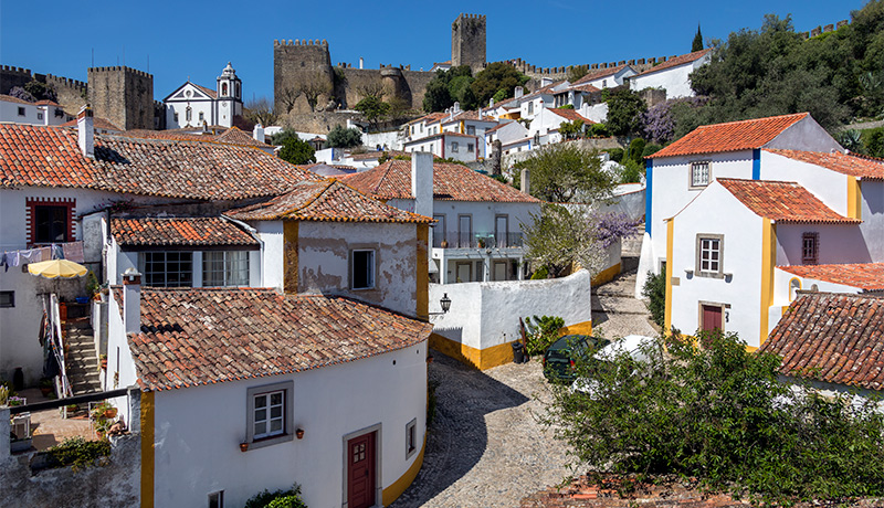 Stadje Óbidos aan de Costa de Prata