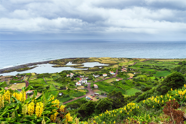 Maanlandschap bij Capelinhos, Faial