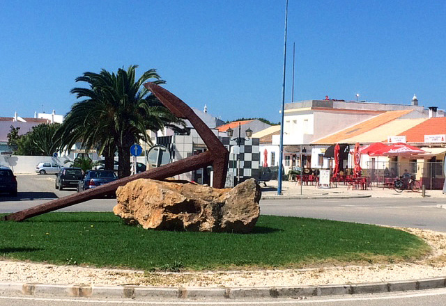 Praça da República in Sagres