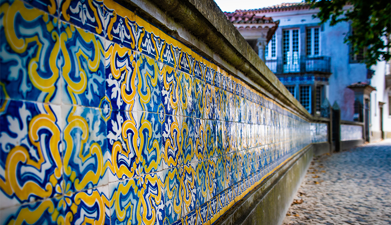 Azulejos in het centrum van Sintra