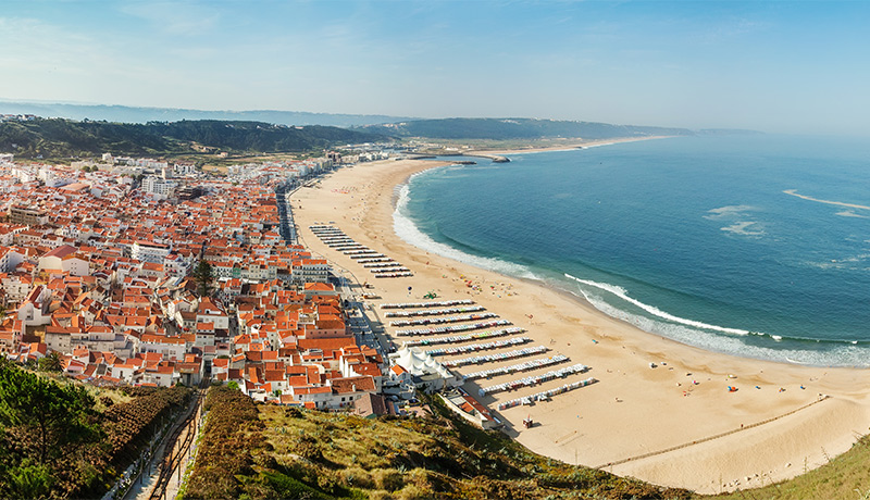 Strand bij Nazaré, Costa de Lisboa