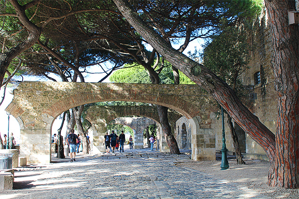 Binnenplaats Castelo de São Jorge